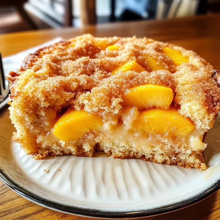 Peach Coffee Cake