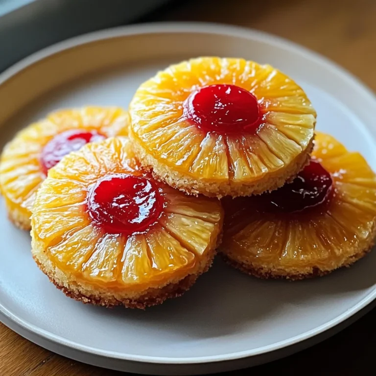Pineapple Upside-Down Cookies: A Fun Twist on a Classic Dessert