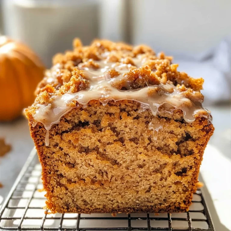 Pumpkin Bread with Maple Glaze