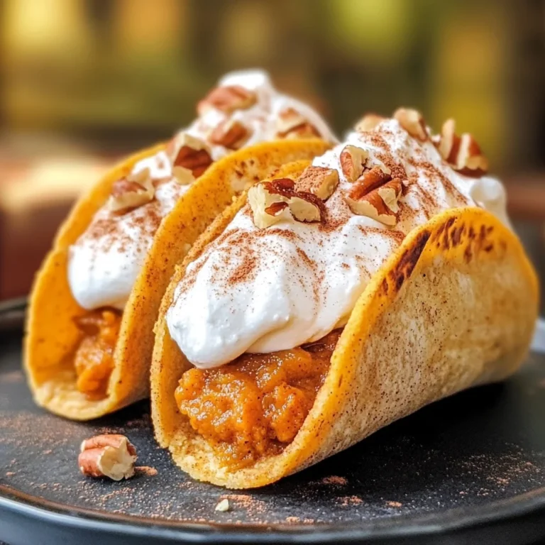 Pumpkin Pie Tacos