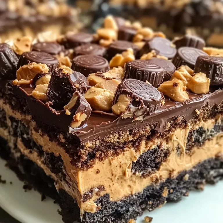 Reese’s Peanut Butter Earthquake Cake