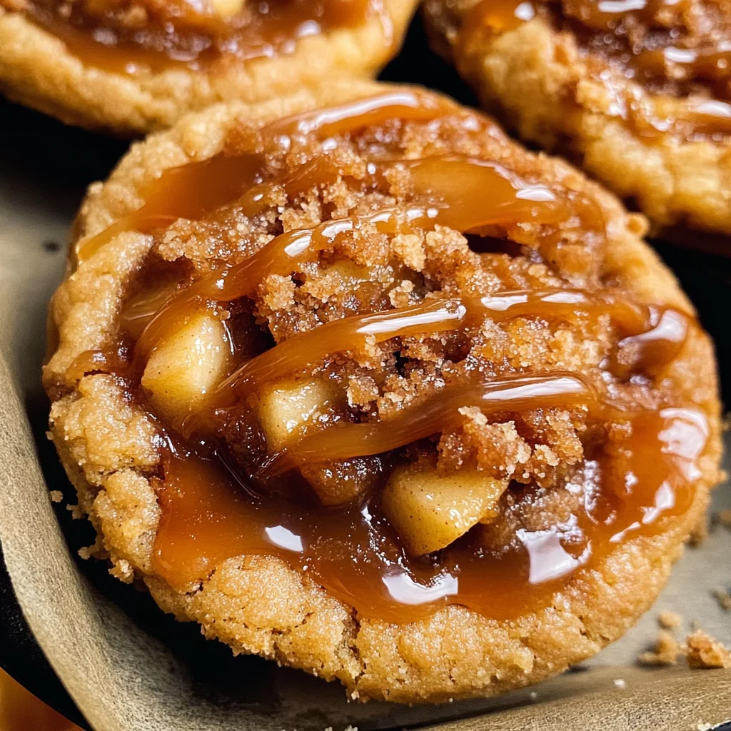 Salted Caramel Apple Pie Cookies