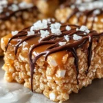 Salted Caramel Rice Krispie Treats: A Sweet & Salty Indulgence
