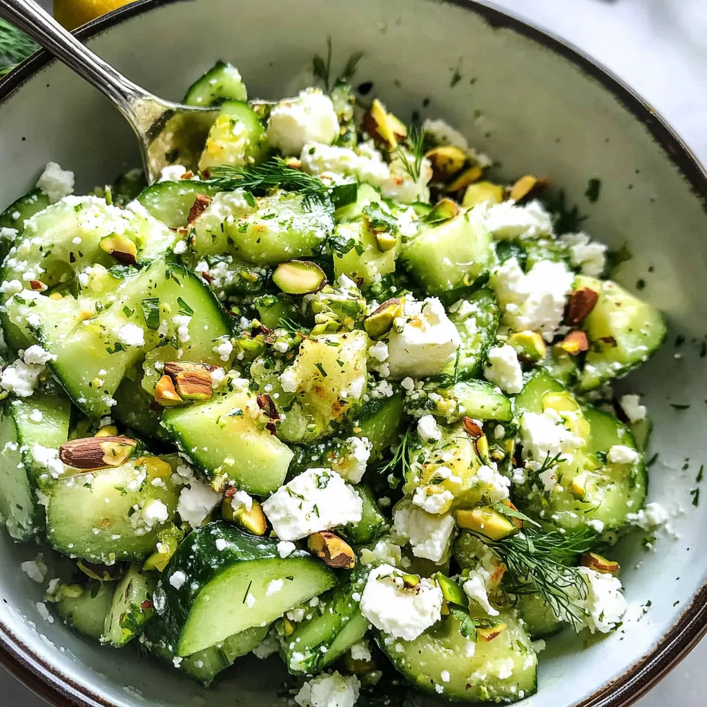 Smashed Cucumber Salad - With Feta and Dill
