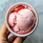 Strawberry Coconut Ice Cream