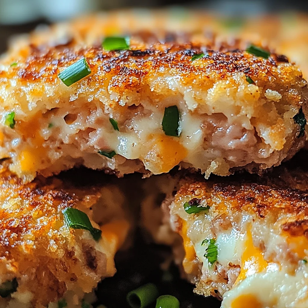 Tuna Melt Patties Recipe