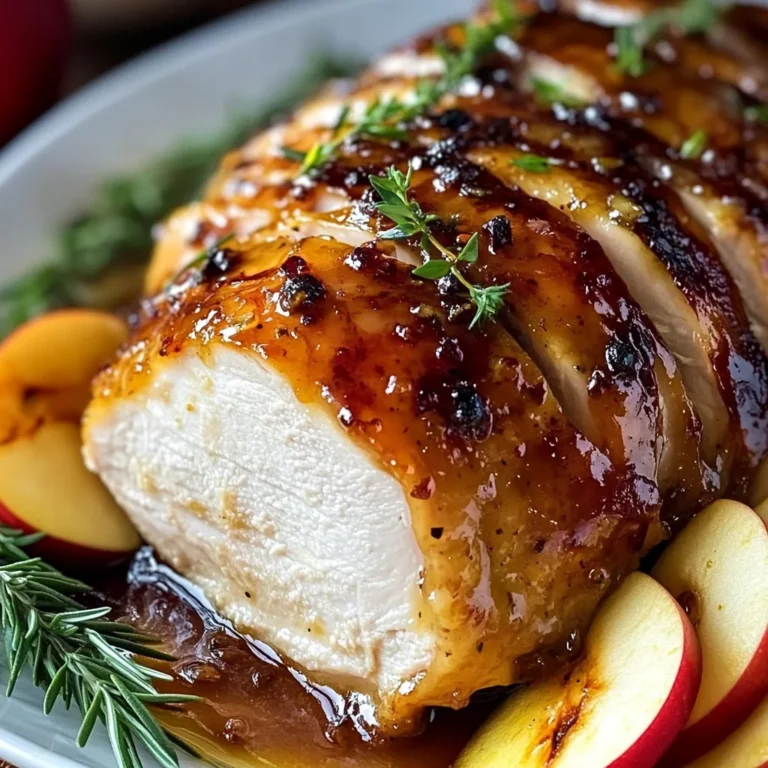 Apple Cider Glazed Turkey Breast