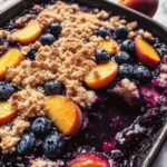 Blueberry Peach Crumble