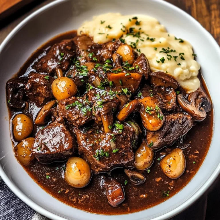 Classic Beef Bourguignon Recipe