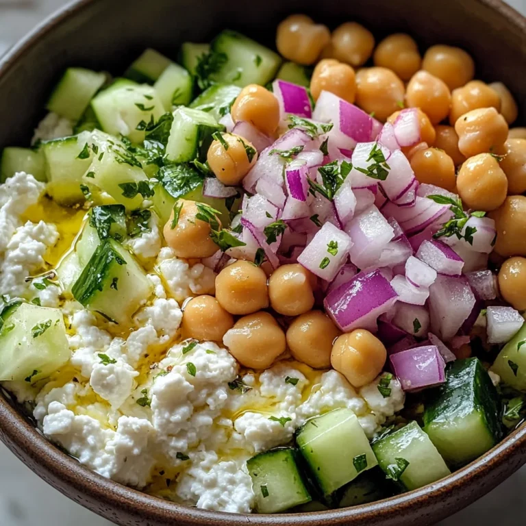 Cottage Cheese and Chickpea Salad: A Refreshing and Protein-Packed Delight