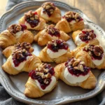 Cranberry Cream Cheese Crescent Bites