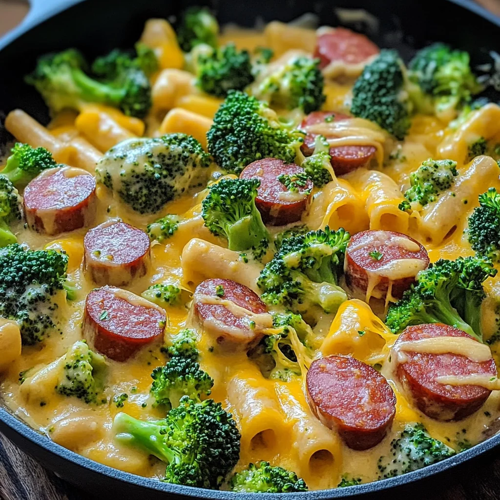 Creamy Kielbasa Broccoli Skillet 30 Minutes Ultimate Delicious