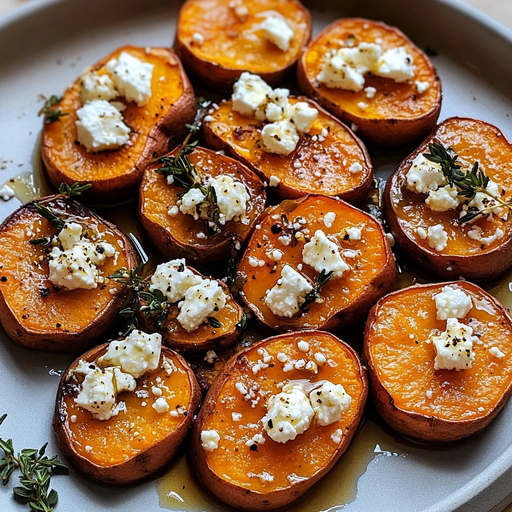 Delicious Honey Feta Sweet Potato Rounds Recipe for Any Meal
