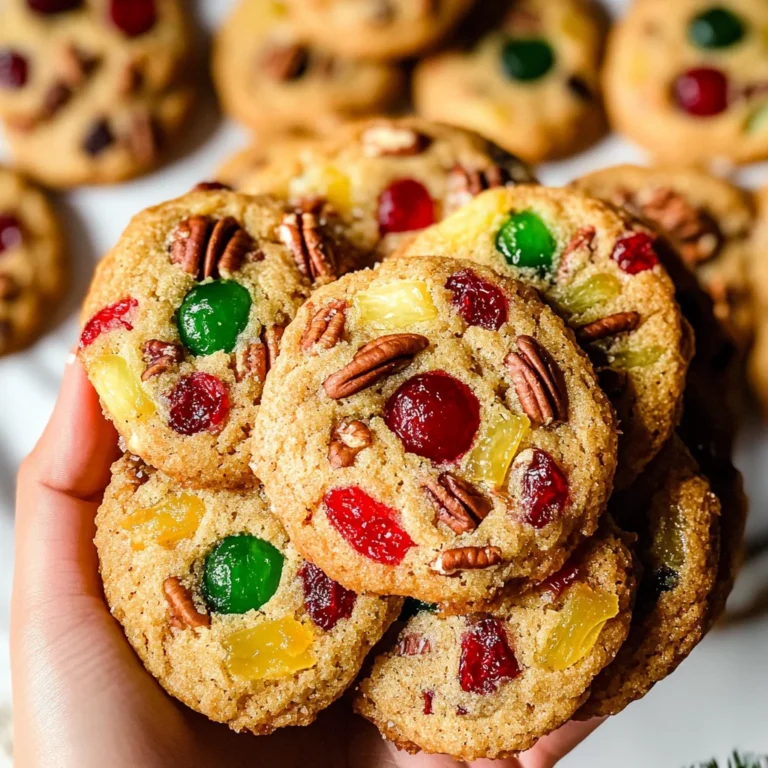 Easy Christmas Fruitcake Cookies Recipe