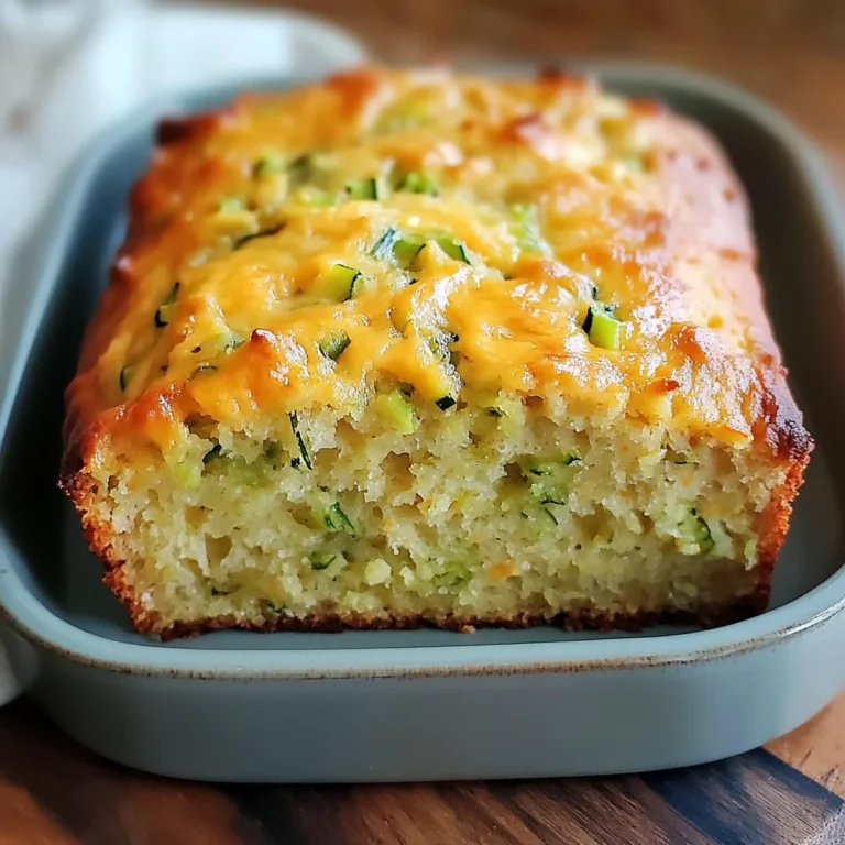 Green Onion Zucchini Cheddar Quick Bread