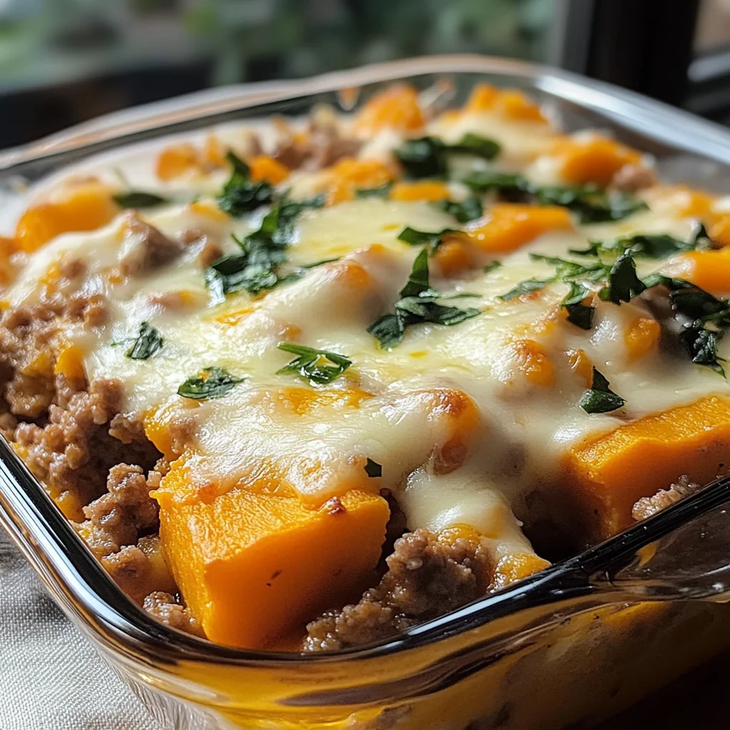 Ground Turkey Sweet Potato Casserole