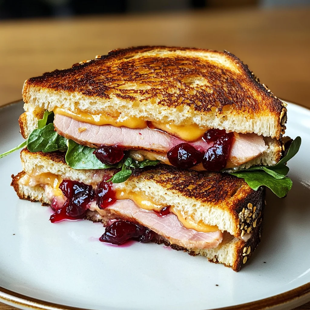 Ham Cheddar Cranberry Melt