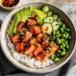 Honey Sriracha Salmon Bowls