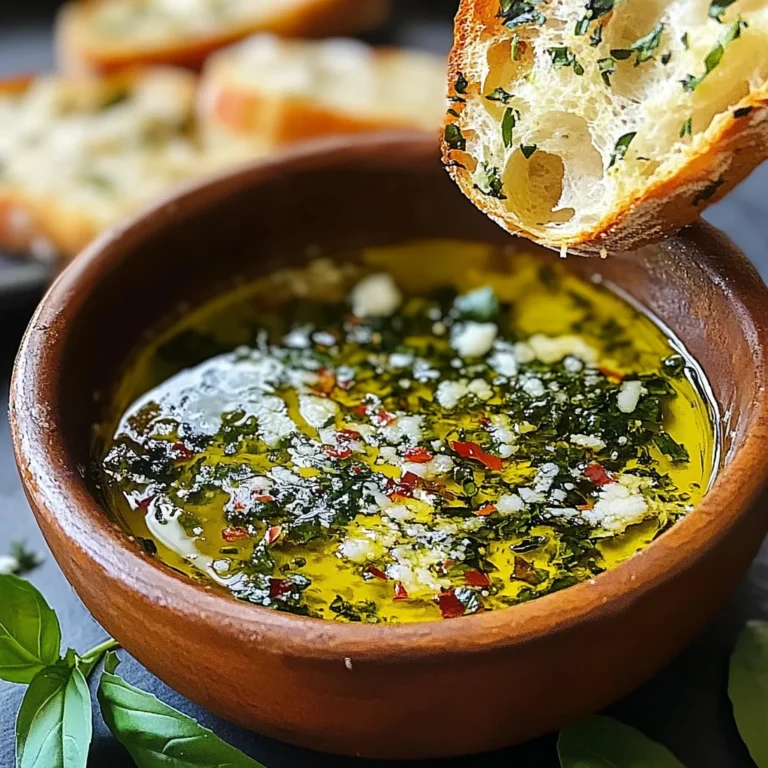 Irresistible Olive Oil Bread Dip