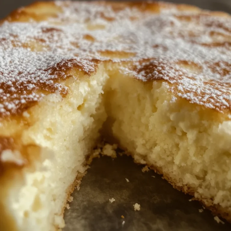 MIGLIACCIO: RICOTTA AND SEMOLINA CAKE