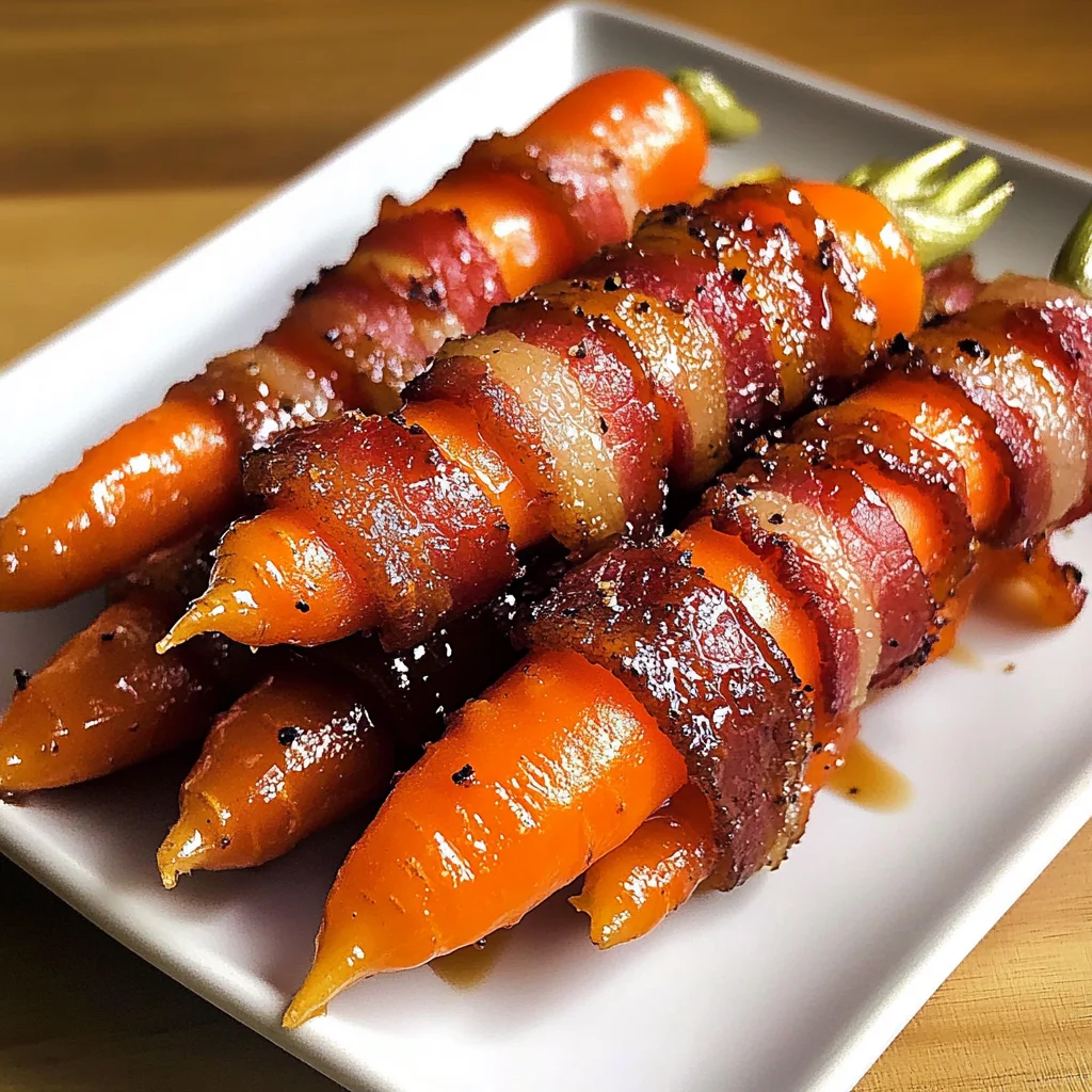 Maple Bacon Carrots