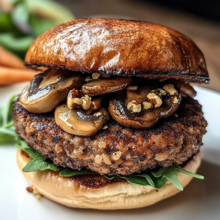 Mushroom Veggie Burgers
