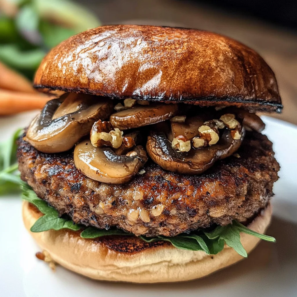Mushroom Veggie Burgers