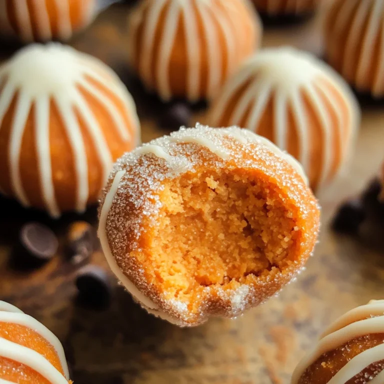 Pumpkin Cheesecake Truffles