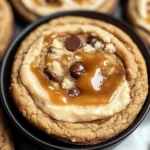 Salted Caramel Cheesecake Cookies
