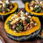 Sausage-Stuffed Acorn Squash