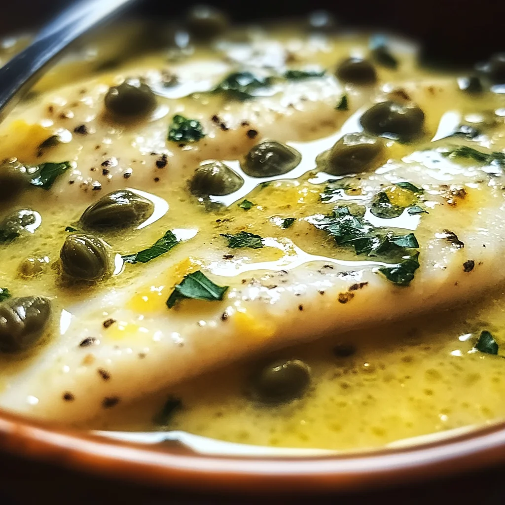 Simple Lemon Caper Sauce