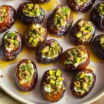 St. Patrick’s Day Treat: Honey Pistachio Ricotta Stuffed Dates