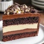 Tuxedo Cake – Triple Chocolate Mousse Cake